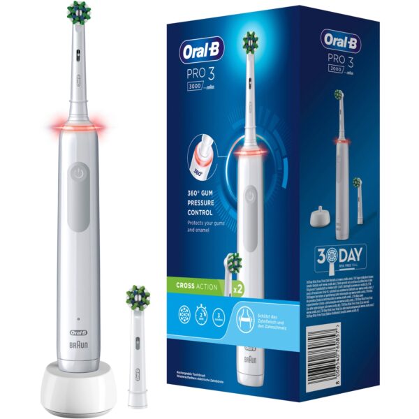 Braun Elektrische Zahnbürste Oral-B Pro 3 3000 CrossAction