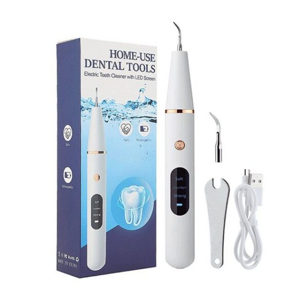 Dedom Munddusche Ultraschallzahnbürste,Zahnreiniger,Zahnpflegeset,Weiß, 3 einstellbare Reinigungsmodi