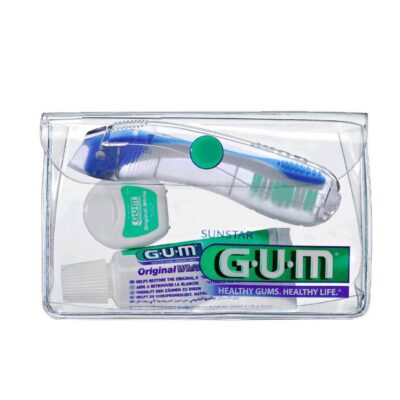 GUM Travel Kit Zahnbürste + Zahnseide + Zahnpasta