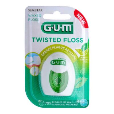 GUM Twisted Floss waxed Zahnseide 50 m