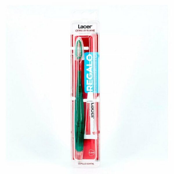 LACER Zahnbürste Soft Zahnbürste + Zahnpasta 5ml