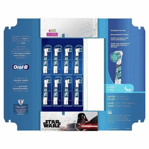 Oral-B Elektrische Zahnbürste Oral-B Kids Star Wars 8er (weiß)