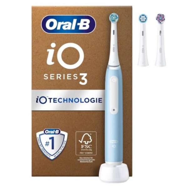 Oral-B Elektrische Zahnbürste iO Series 3 Plus Edition, Aufsteckbürsten: 3 St.