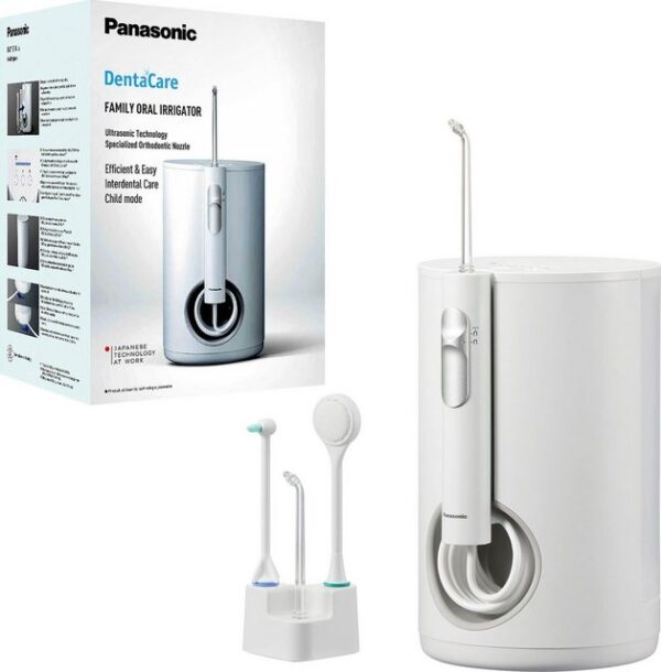 Panasonic Munddusche EW-1614-W503, Aufsätze: 4 St., 10 einstellbare Wasserdruckstufen und vielseitiger Lieferumfang