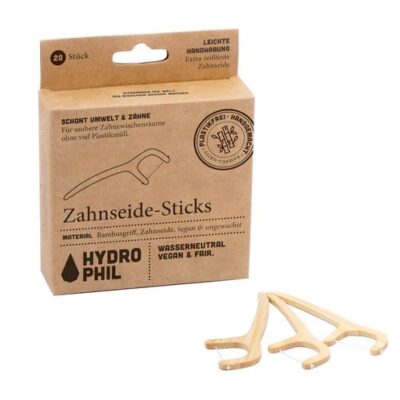 Hydrophil Zahnseide-Sticks Doppelpack