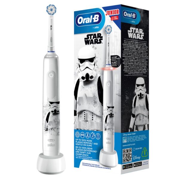 Oral-B - Elektrische Zahnbürste 'Junior - Star Wars' in Weiß