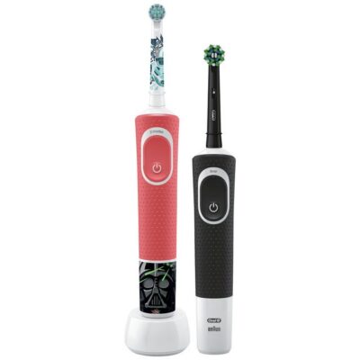 Oral-B Elektrische Zahnbürste Oral-B D103 Black + D100 Star Wars D103.413.3-D100.410.2K Elektrische