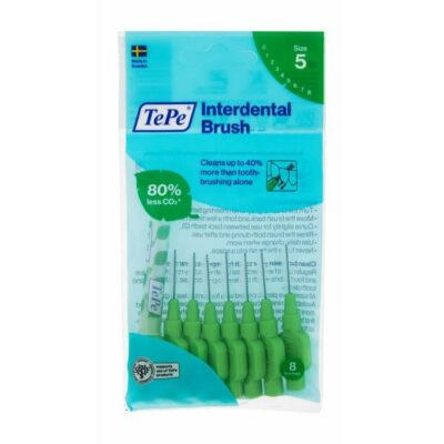 TePe Zahnseide Interdental Brushes 0 8mm Green 8, (Packung)