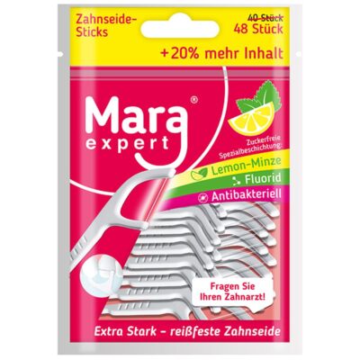 Mara® expert Zahnseide Lemon-Minze