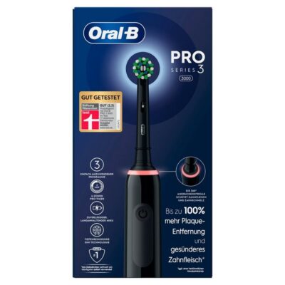 Oral-B Elektrische Zahnbürste Pro 3 - Cross Action - Black