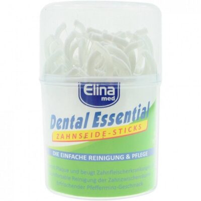 Zahnseide Zahnseidesticks Elina 50er in PVC Travel Box